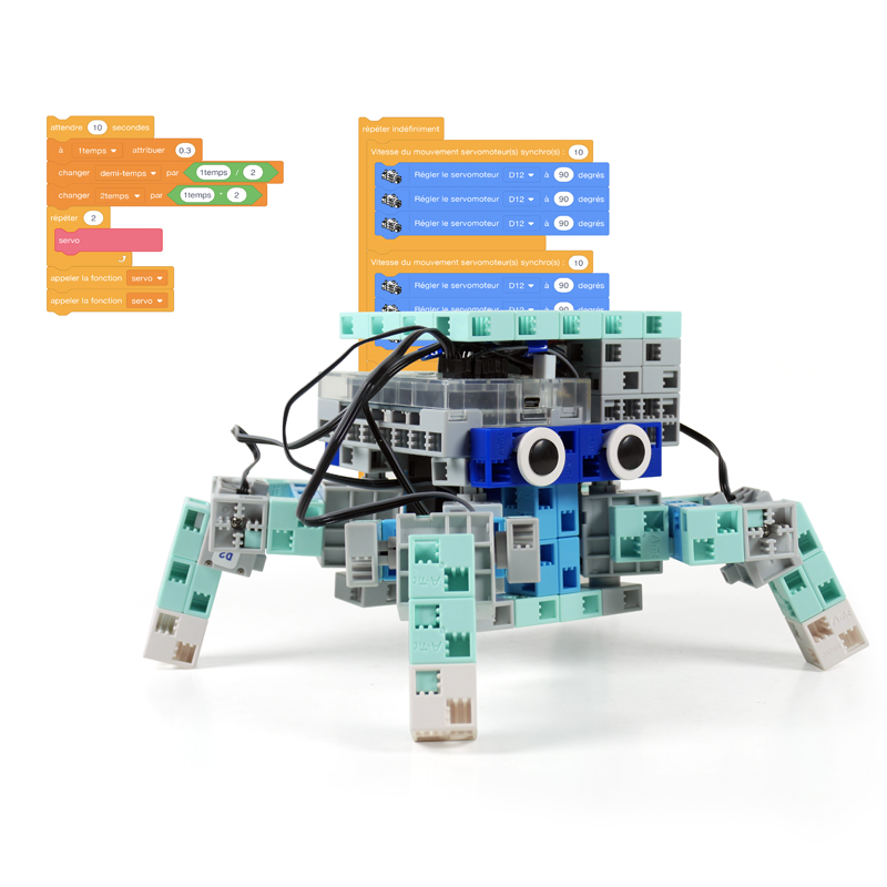 Kit de robotique pour construire des robots avancés